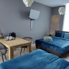 Bed & Wellness Boxtel, 4 persoonskamer met eigen badkamer, hotel a Boxtel