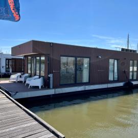 6 personen luxe houseboat Splendid Kagerplassen met tender