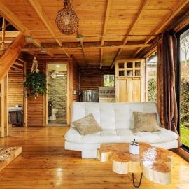 Luz del bosque, chalet con jacuzzi y chimenea en Santa Elena, hotel Medellínben