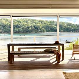 The Sandbar House, Royal National Park, waterfront beach house