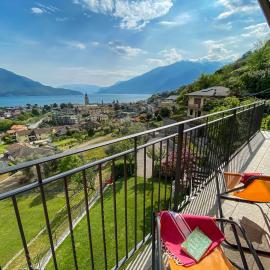 Giardino di Maria - Papavero Panoramawohnung (DG), Hotel in Vercana