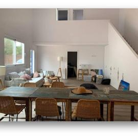 Gorgeous Beach Villla with AC pool, 300m2 from Playa Mitjorn and pool