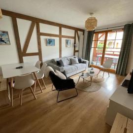 Appartement Rés Cami Real, T2 cabine, 5 personnes, piscine intérieure