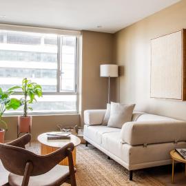 Japandi style apartment in Polanco