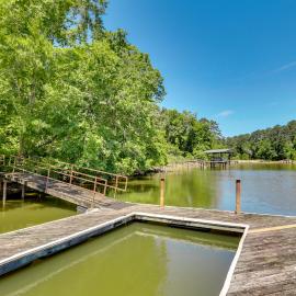 Charming Abbeville Home w/ Private Boat Dock!, hotel ad Abbeville