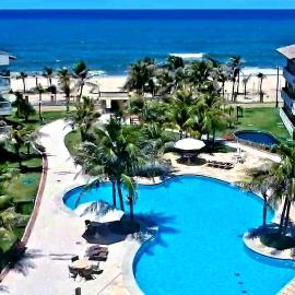 Apartamento pé na areia com jacuzzi - 3 quartos - 7 hóspedes - Beach Park