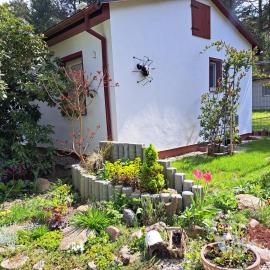 gemütlicher Bungalow am Rand der Dübener Heide, khách sạn ở Zschepplin
