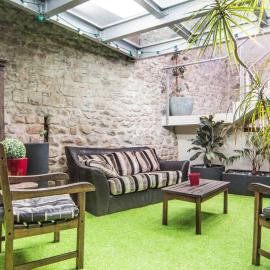 Appartement avec jardin intérieur 4 pers centre ville