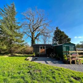 카디프에 위치한 호텔 Shepherds Hut in enclosed field