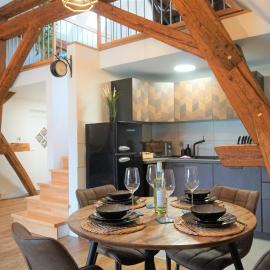 Design I Galerie-Wohnung I Europapark I Balkon I Boxspring I Parkplatz, hotel em Kippenheim