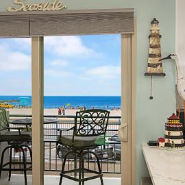 201A Beach View, 30 Steps to the sand or pool, Corner condo with extra windows and views