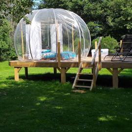 Bulle sous les étoiles, hotel u gradu 'La Saunière'