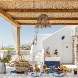 Naxos Pantheon House Panoramic View: Agkidia şehrinde bir otel