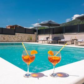 Villa Sorelle with a swimming pool