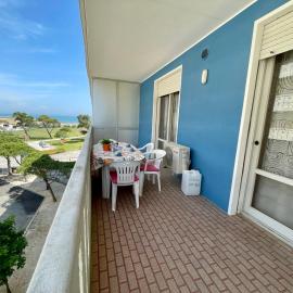 Colorful flat by the beach