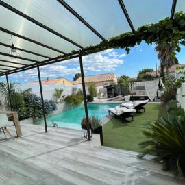 Villa avec piscine au calme 6 personnes