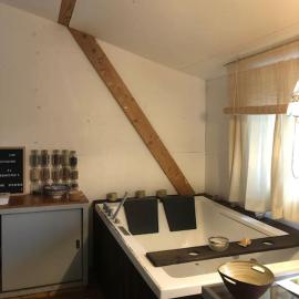 Cosy Cabane Boise solaire, Balneo bath et toilette seche a la Ferme, hotel a Mimizan
