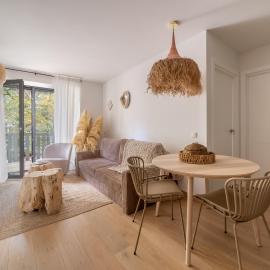 Jurmala seaside apartment with balcony