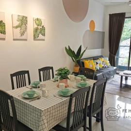 FE Cozy Cameron Homestay Family 8 pax 3BR Palas Horizon Brinchang 金马伦民宿 8人3房: Brinchang'de bir otel