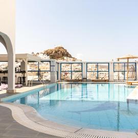 Sunrise Hotel, hotel en Chora de Ios