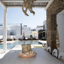 Blue, White and Grey Suites