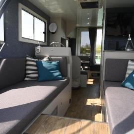 Wohnen auf der Marina Lagovida, Hausboot mit Sonnenterrassen auf 20 qm, hotel v destinaci Großpösna