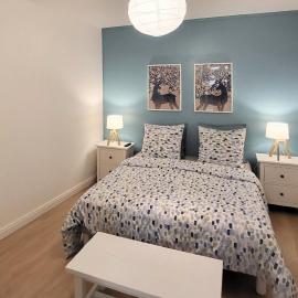 Appartement 1 Chambre, cuisine, coin salon, salle de bain, hotel a Saint-Claude