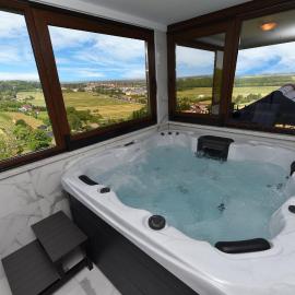 Ludbreg에 위치한 호텔 Kuća za odmor Orly, jacuzzi, sauna, prekrasan pogled
