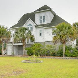 Harkers Island Vacation Rental with Pool Table!
