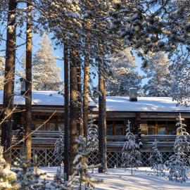 Suommukelo 5 View of the slopes Incl Sauna, A heated ski service room, hotel en Suomutunturi