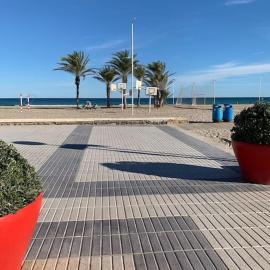 Apartamento Alicante San Juan playa 1ª línea, hotel u gradu 'Benimagrell'