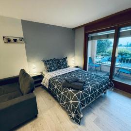 Studio de vacances aux Bains de Saillon, Hotel in Saillon