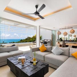 STUNNING SEA VIEW VILLA with private salt water infinity pool