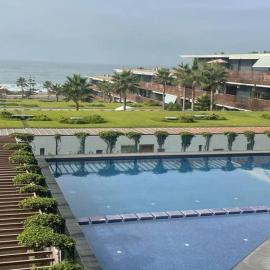 Nice appartement pool & sea view, hotel in Dar Bouazza