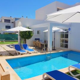 Ferienhaus in Can Picafort, nahe Playa de Muro, 4 x Schlafzimmer mit Bad