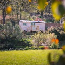 Dipper's Hut - Luxury Shepherds Hut with Hot Tub, hotel v destinácii Blakeney