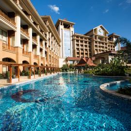 Landmark Mekong Riverside Hotel、ビエンチャンのホテル