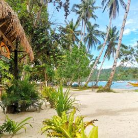 Besaga Beachfront B&B - Port Barton, hotel in San Vicente