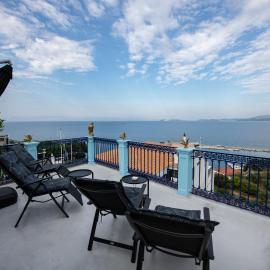 Panoramic Sea View Villa Evmenia and Harbourside Sea front apartments