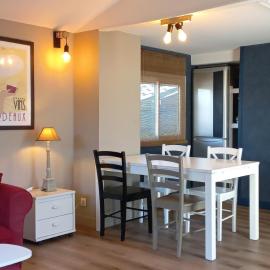 Maison 47m2 climatisé, piscine,linge fourni