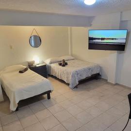 Ciudad Valles में, होटल Departamento ( j ) Comodo centrico Tv Ac wifi cocina parking