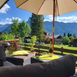Alpenblick mit super Bergblick und Terrasse
