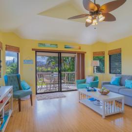 Hanalei Bay Villa Cottage 2Br 2Ba with Mountain Views HBV24