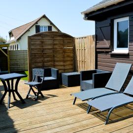 Le Chalet à Hub - extérieur, proche de la plage, hotell sihtkohas Asnelles