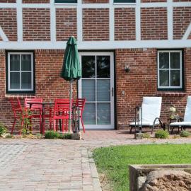 Ferienhaus Alwine, hotell i Jork