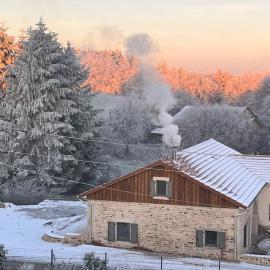 Le Clos du Chêne, maison avec sauna, spa et piscine: Hadol şehrinde bir otel