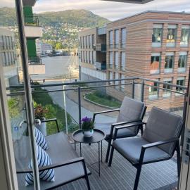 Modern Apartment - Amazing Terrace and Fjord View, Close to City Center