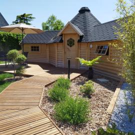 Cottage climatisé avec baignoire SPA 2 personnes, hotel v destinaci Avranches