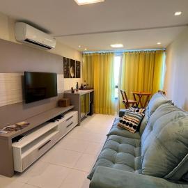 Apartamento espetacular na MELHOR praia da Bahia, GUARAJUBA é uma das únicas praias com selo azul do Brasil -Luxo, lazer, diversão e tranquilidade! Projetado para que você tenha a melhor experiência em hospedagem - Condominio tipo resort, o mais procurado, hotel in Camacari