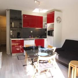 Studio Cabine RDC pour 2/3 Pers avec Jardin, Parking, LL, LV, Wifi - Proche Thermes et Télécabine - FR-1-313-223